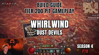 INSANE DUST DEVIL PROCS! NEW Whirlwind Barb - PTR Season 4 Diablo 4