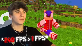 Co OBRAŻENIE zmniejszałem ilość FPS w MINECRAFT