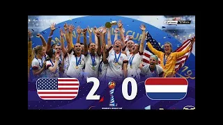 🔥 США - Нидерланды 2-0 - Обзор Матча Финал Чемпионата Мира среди Женщин 07/07/2019 HD 🔥