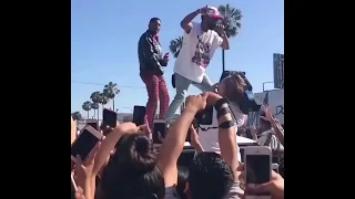 YG and Big Sean Fairfax Performance