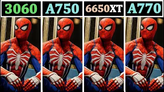 Ryzen 5 7600X | New Intel ARC A750 vs A770 vs RTX 3060 vs RX 6650XT | 1080P Gaming Tested |