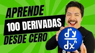 100 Derivadas Resueltas PASO A PASO Desde CERO (Parte 1 de 2)