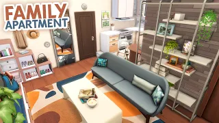 Modern Apartment for a Small Family // The Sims 4 Speed Build: Apartment Renovation