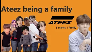 ateez being a family