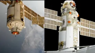 Nauka docking to the International Space Station