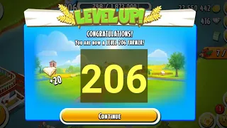 Hay Day LEVEL UP 206!