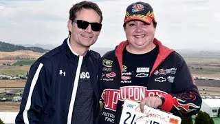 Jeff Gordon Surprises Fan with His Personal Car After She Lost Hers in Fire
