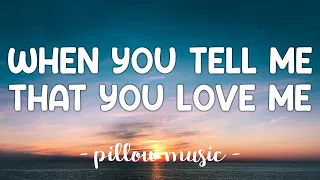 When You Tell Me That You Love Me - Westlife (Feat. Diana Ross) (Lyrics) 🎵