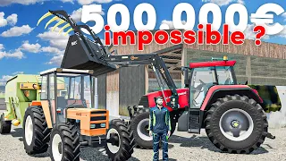 Créer une FERME avec 500.000 €, c'est IMPOSSIBLE ? (Farming simulator 22)