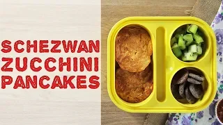 Fluffy Schezwan Zucchini Pancakes | How To Make Vegetable Pancakes | Quick & Easy Pancake For Kids