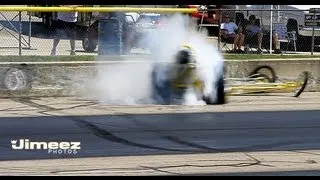 INSANE CRASH! NITRO DRAGSTER! MELTDOWN DRAGS! BYRON DRAGWAY!