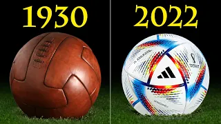 Evolution Of The Official FIFA World Cup Ball ⚽1930 - 2022 ⚽