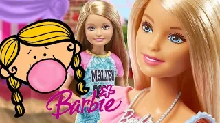 Rodzinka Barbie 🎆 Cały dom w gumie do żucia 🎆 Puszysty slime z Biedronki 🎆 film z lalką Barbie