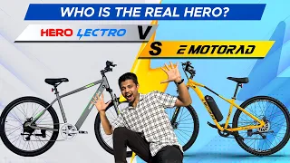 EMotorad vs Hero Lectro | Best Electric Cycle in India 2024 | Watch full comparison video.