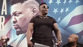 Джаррелл Миллер - Энтони Джошуа пресс конференция.Jarrell Miller - Anthony Joshua.