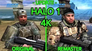 XBOX ONE X (4K) HALO 1 MCC (UPDATE) Original vs Remaster