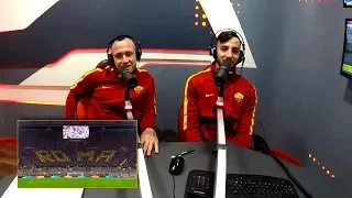 Roma 2-1 Lazio with Nainggolan and Manolas on commentary