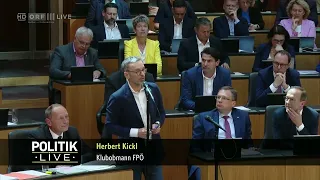 Herbert Kickl - Umweltministerin fehlt bei Sondersitzung - GO-Debatte - 1.6.2023