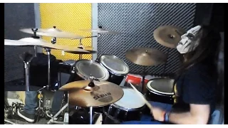 Slipknot - All Hope Is Gone Drum Cover With Joey Jordison Mask drum play-through By Jordan