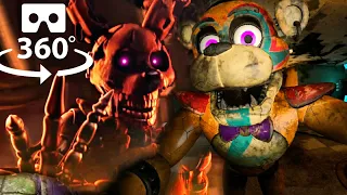 360° FNAF: Security Breach Final Boss in VR! - AFTON ENDING all JUMPSCARES