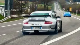 Porsche GT3 RS - DRIFTS, Loud sound on track Nürburgring! - 1080p HD