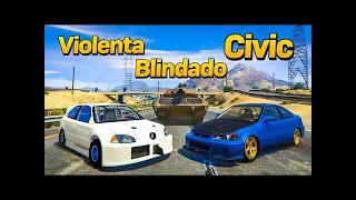 Con Un Vehículo De Guerra  Cazamos Los Ladrones De Mi Civic Gta Rp #rdjavi #gta5