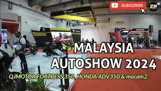 QJMOTOR Fotress 350, Honda ADV350 | Autoshow2024 #motovlogger #scooter #rt3  #Fotress350 #adv350