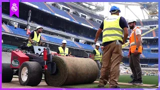 The Santiago Bernabéu has a NEW PITCH