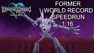 KH FM [Proud Mode] Ice Titan Speedrun 1:16 [FORMER WORLD RECORD]