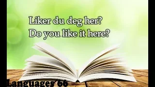 Learning English to Norsk/Norwegian/ Lærer norsk til engelsk#01