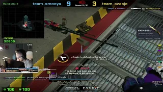 smooya reacts to s1mple ninja defuse