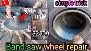 Unbelievable Wheel Repair Trick Using a Band Saw!