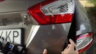 Ford Mondeo MKIV rear inner tail light lamp removal