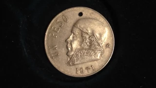 1 Peso Mexico Coin Dated 1971 (426 Million Produced)