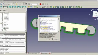 Управляющая программа в 3D редакторе FreeCAD, фрезерование на CNC станке.