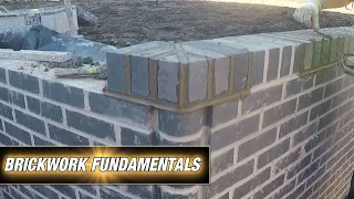 BRICKWORK / BRICKLAYING : Brick on Edge (1080p HD ) - Brickwork Fundamentals 2021 - NEW VIDEO