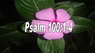 Scripture song Psalm 100:1-4 Make a joyful noise unto the LORD