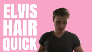 How To Quickly Style Your Hair Like Elvis! (2 Ways!)