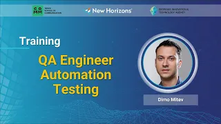 QA Automation Testing Training with Dimo Mitev