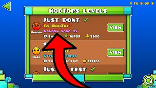 RobTop NEW LEVEL!! (Just Dont) | Geometry Dash (2.2)