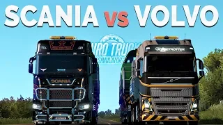 ETS2 - Scania S vs Volvo FH16 (730HP vs 750HP)