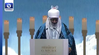 Sanusi Weeps In Emotional Tribute To Herbert Wigwe