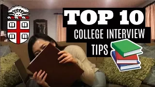 College Interview - WHAT TO DO | Advice From a Brown University Student