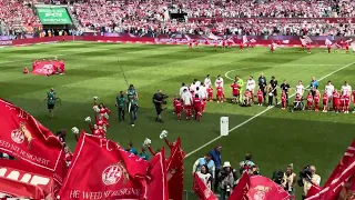 Kölsche Hymne Mer stonn zo Dir FC Kölle | 1. FC Köln - Union Berlin | 33. Spieltag Bundesliga 🇩🇪