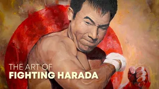 Painting The Greatest Boxing Champion of Japan - Masahiko Fighting Harada | ART 4K