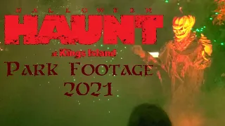 Kings Island Halloween Haunt Park Footage 2021 (4k 60fps)