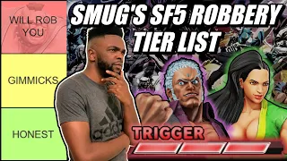 SMUG'S SFV ROBBERY TIER LIST! - WHICH CHARACTERS HAVE THE BEST ROBBERY? (FEAT. KAMI, PSYCHO & SHINE)