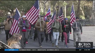 Veterans Participate In Annual Ruck March In NYC