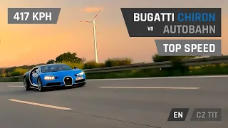 Bugatti Chiron vs Autobahn - Top Speed TEST