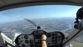 Solo to nowhere (Tecnam P92 Eaglet)